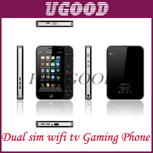Unlocked Dual SIM WIFI GPS TV Java Cell Phone