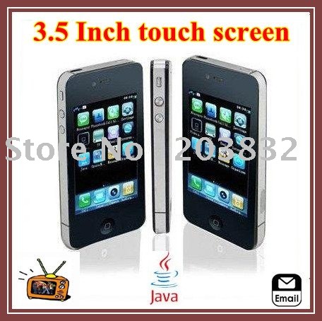 3.5 Inch TV JAVA Touch Screen Dual Sim Dual Cameras Mobile Phone