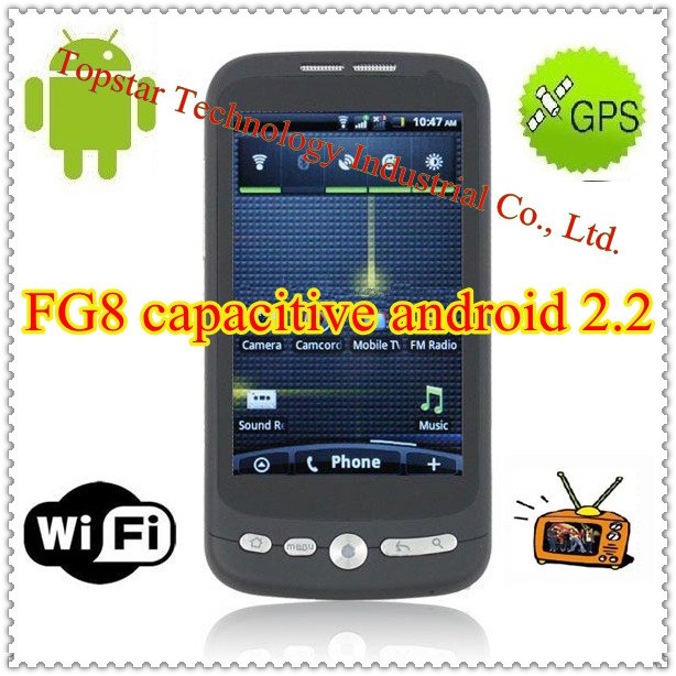 Android 2.0 FG8 GPS WIFI JAVA TV Dual Sim Dual Standby Touch Screen Mobile Phone