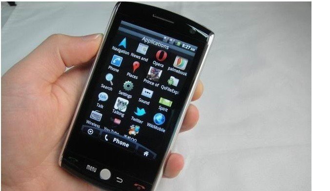 F602 Google Android 2.2 Analog TV Dual Sim Card Dual Standby Cell Phones