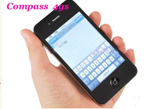 Black 3.5 Inch Touch Screen Dual SIM Dual Standby Wi-Fi Cell Phones