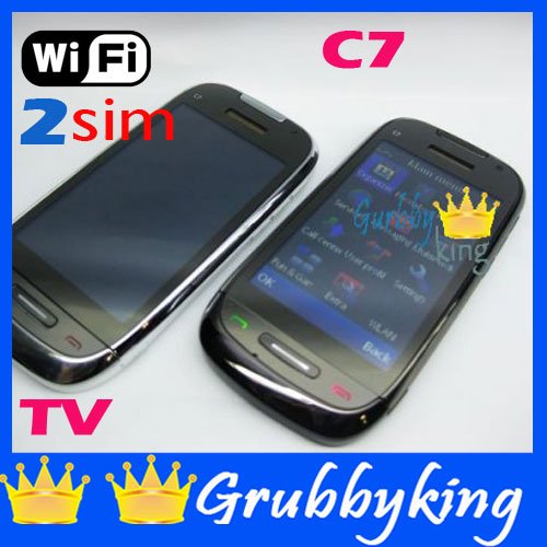 C7 Mobile Phone Hebrew Language WIFI TV Cell Phones