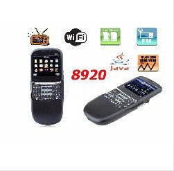 Slider Dual Sim WiFi Quad-band Bluetooth TV Cell Phones 8920