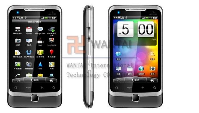 3.5 Inch Resistive Touch Screen Dual Sim Dual Standby WIFI TV Mobile Phone