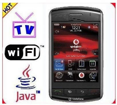 GPS Navigator Black 3.2 Inch Touch Screen TV Cell Phones