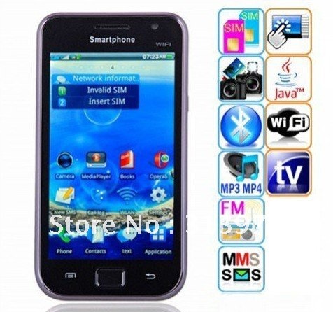 C988 Quad Band WIFI TV Java Dual SIM Dual Standby GPS Phone  C988 Quad Band WIFI TV Java Dual SIM Dual Standby GPS Phone