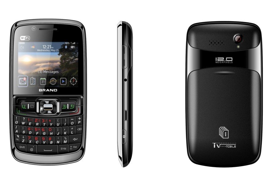 Dual Cameras Dual Sim Standby Quad-band JAVA WiFi TV Bluetooth Cell Phone