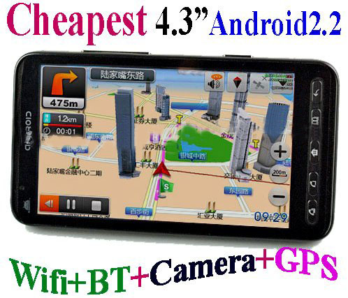 4.3 Inch FM TV GPS Android 2.2 OS SmartPhone