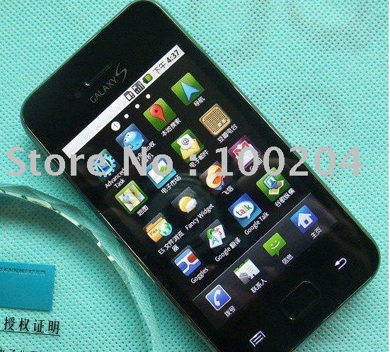 I9000 Dual Sim Bluetooth WiFi FM Camera Android 2.2 OS Smartphone