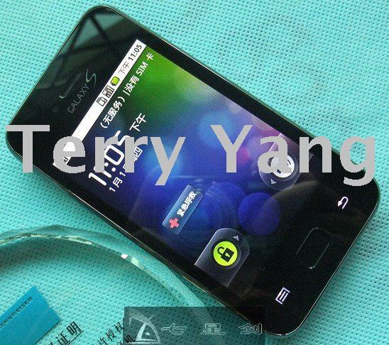 Android 2.2 OS Dual Sim Galaxy Multi-touch Screen WIFI GPS Cell Phones