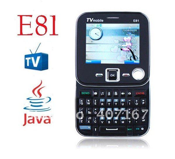 Quad Band Bluetooth Dual Sim Card Java TV Touch Screen Rotatable Cell Phones
