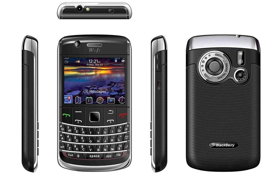 Quadband Three Sim Cards Three Standby Full Keyboard TV Wifi Phone T9900