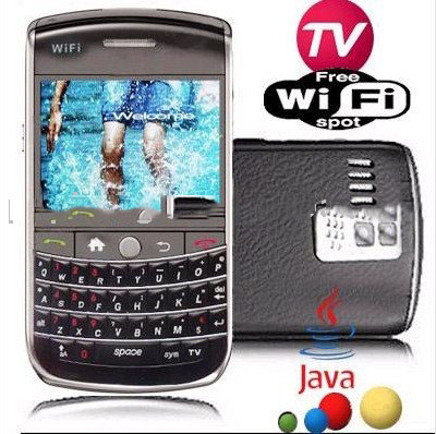 2.2 Inch Wifi Dual Sim Java Camera Qwerty TV Phone