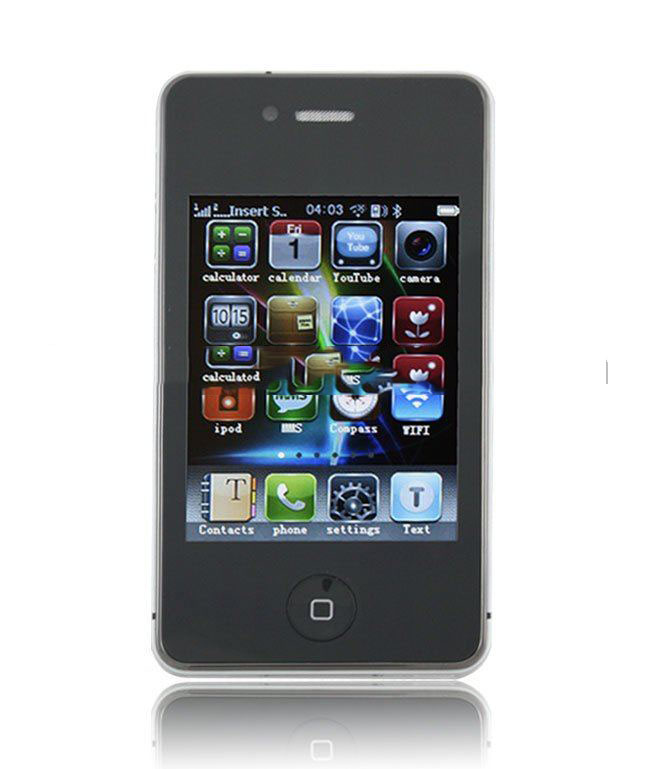 New Quad Band WIFI Dual Sim Cards Dual Standby i68-4G JAVA Phone FM Touch Screen Mobile Phone