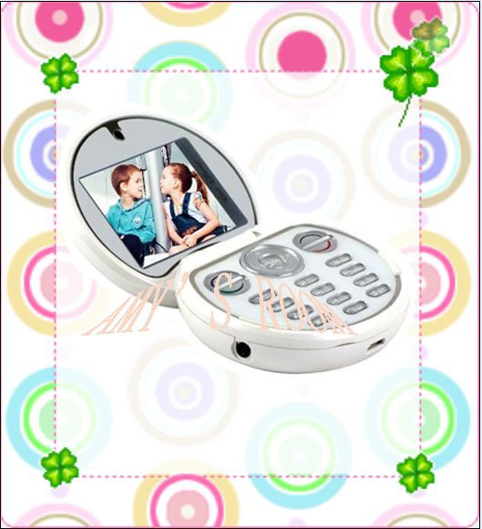 Dual Cards Quad Band FM Bluetooth Cartoon Cell Phone