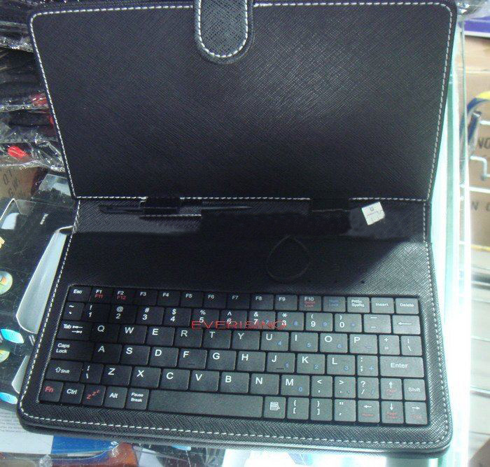 Leather Case with Key Board for 7 inch Tablet