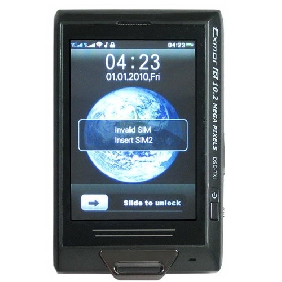 Dual Card Dual Camera Wi-Fi Cell Phone with TV + Flat Touch Screen