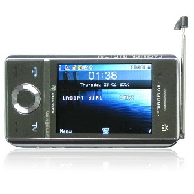 Dual Card Dual Standby TV Cellular Phone - Tilt and Shake Function + Touchscreen
